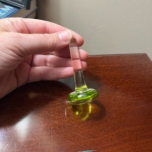 Glass ring holder (ring in picture not included.